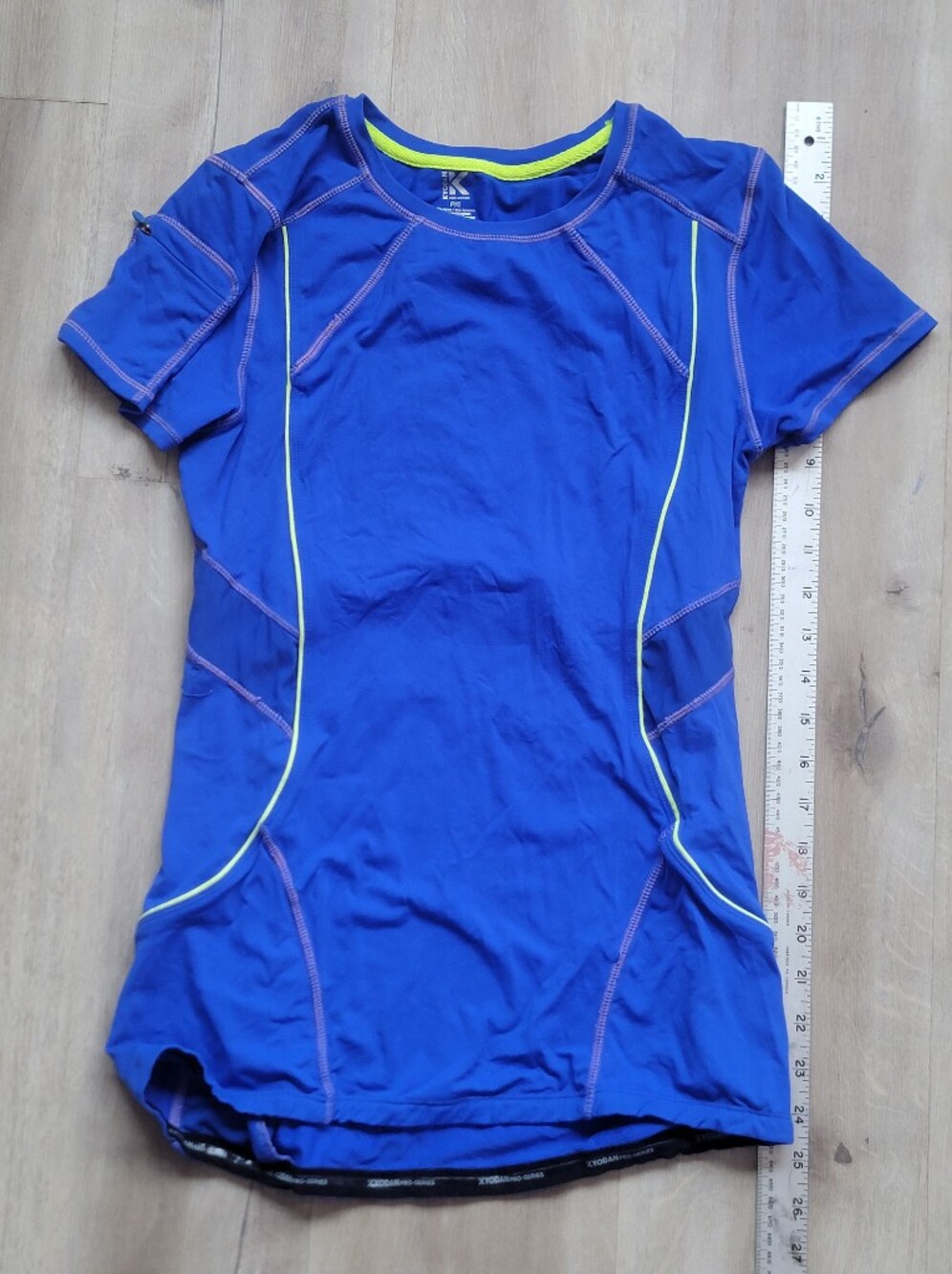 Blue KYODAN PRO-SERIES Athletic Short Sleeve Performance Top